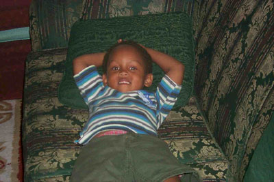 Malik just chillin out! (July 2000)