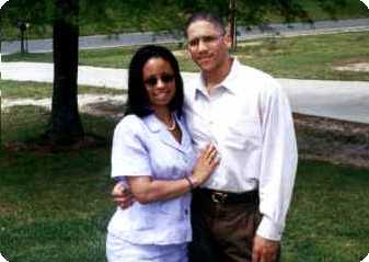 Stephanie and me in her home town, Cherryville, NC. (April 2000)